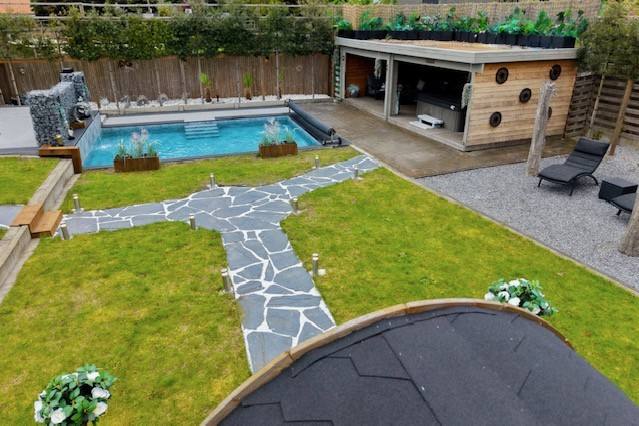 De tuin van Aqua Visti